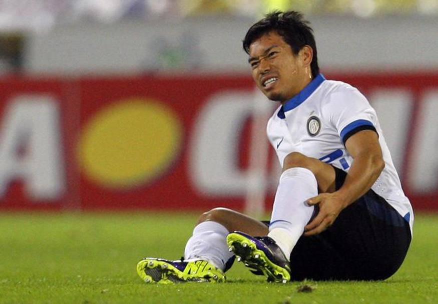 Yuto Nagatomo, infortunato, sar sostituito da Alvaro Pereira. 